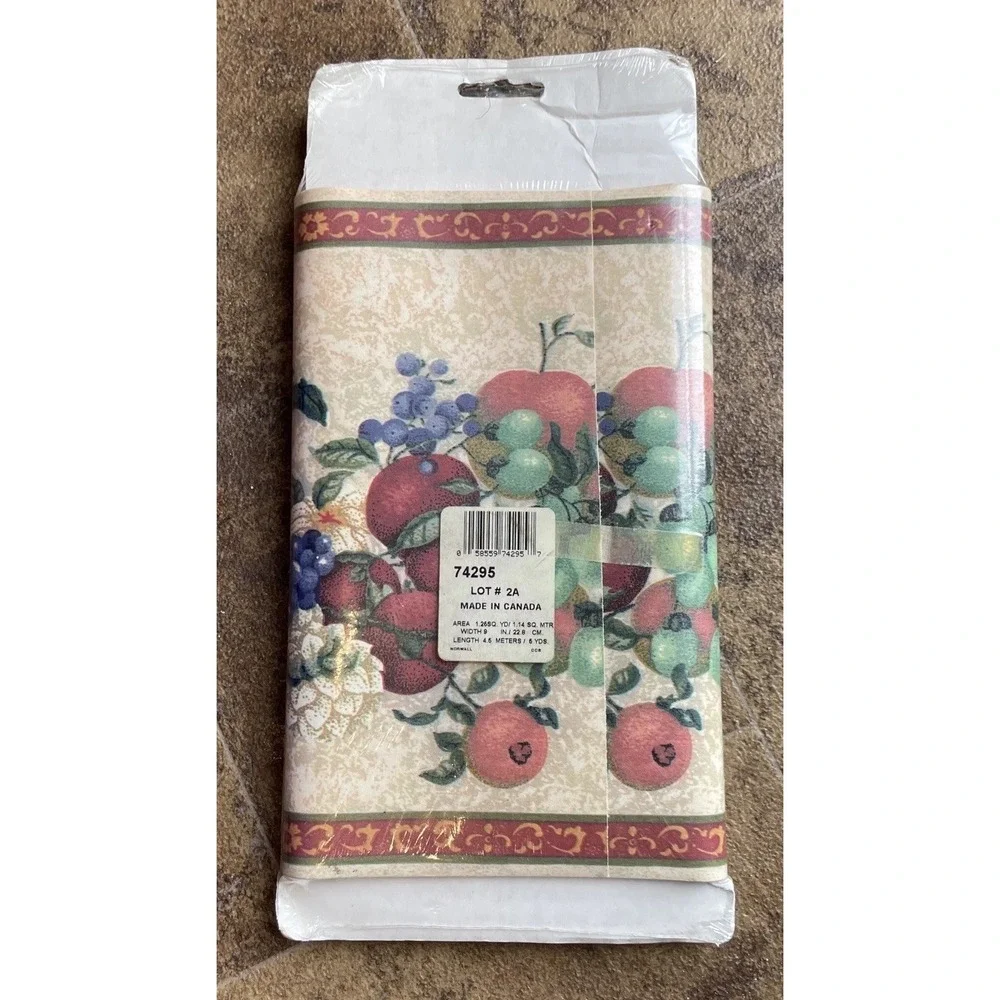 Norwall Wallpaper Border Fancy Fruit 5 Yards Prepasted